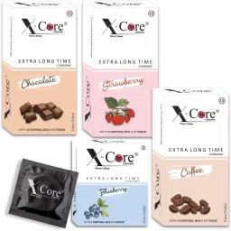 Condoms for Men (Extra Dotted, Extra Lubricated, Long Time & Mix Flavour condom) Condom-19