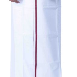 TUNI MANI Luxury Cotton Solid Men Dhoti-image-55