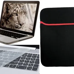 ANJO 3 in 1 Combo 14 Inch Laptop Screen Guard, Key Guard & Laptop Sleeve Combo Set-image-13
