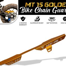 Bike Golden Chain Cover | Bike Protective Guard For MT 15 Bike Chain Guard-image-56