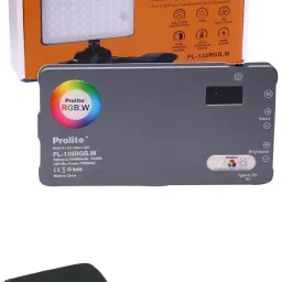 Prolite RGB Pocket LED Video Light with Built-in Battery, 21 Light Effects, Carry Case | 2200 lx Camera LED Light-22