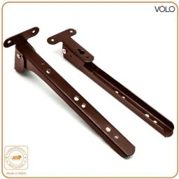 volo Heavy Duty 9-Inch Foldable Shelf Bracket – Folding Table Bracket(cherry 1set) 23.6 Shelf Bracket image 3