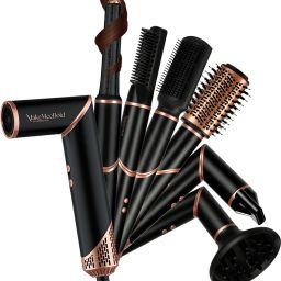 MakeMeeBold 7-IN-1 Multi Air Styler, Dryer, Diffuser, hot air brush, Air Curler Straightener Electric Hair Styler-image-21