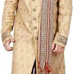 best smart choice Art Silk Self Design Multicolor Men Dupatta image 2