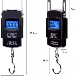 SHREESHAYAMTRADER Digital Hanging Weight Scale (10 g-50 Kg, Multicolour) Hangingscale10007 Weighing Scale image 3