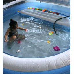 57190 (IND*21) Pwimming Pool Tub Family Lounge Pool Tub With Pump Inflatable Swimming Pool-41