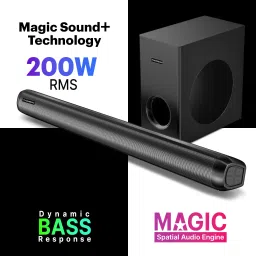 Thomson AlphaBeat200 Soundbar, 200 W, Virtual 3D Sound, multi-input & EQ modes, 200 Watt 200 W Bluetooth Soundbar image 2