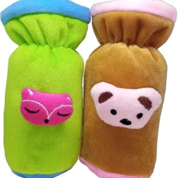 Broad Neck Soft Plush Stretchable Baby Feeding BottleCover Milk Feeder 125-240ML-image-20