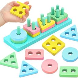 Toytopiya's Montessori Shape Sorter-14