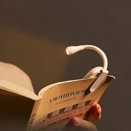 Book Light for Night Reading with USB Rechargeable,3 Color & Brightness Dimmable Night Lamp-3