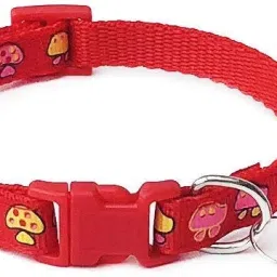 Cat & Puppy Collar With Bell,Kitten & Puppies,Cute Neckband With Mushroom Print Dog & Cat Everyday Collar-image-10