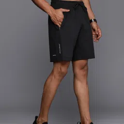 Solid Men Reversible Black Regular Shorts-image-91