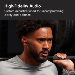 beats Solo TWS Earbuds with Passive Noise Isolation (18 Hours Playback, Transparent Red) image 5