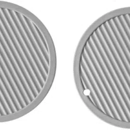 Pvc Cosater C-A Round_Cream_2,Pack of 2 Silicone Trivet-11