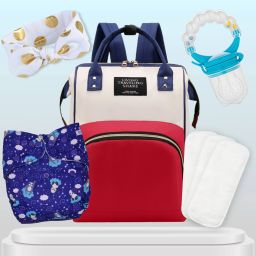 Reusable Cloth Diaper for Baby & Maternity Backpack Cloth Diaper Inserts Baby Diaper Bag-BE2447-image-43