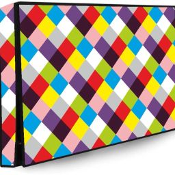 Wacky 32 Inch Led TV Cover Waterproof with Transparent Polyethene Layer for 32 inch Thomson, KODAK, Sony, Samsang, Mi Led TV Cover - Led-32-K-Muti-Strip-image-21