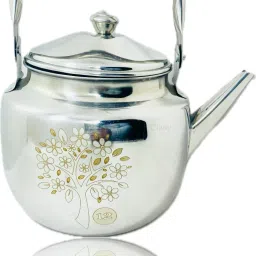 Tea Kettle Laser Printed 100% Stainless Steel Mirror Finish Tea Urn-image-39