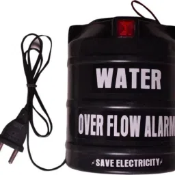 CraftQua Pooja Black Water Tank Overflow Alarm with High Quality Overflow Voice Sound Wired Sensor Security System-13