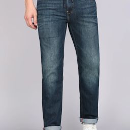Men Jogger Fit Mid Rise Blue Jeans-image-40
