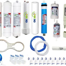 RO Service kit of membrane & filter for All Type Of Water Purifier (RO Membrane Inline+TDS Meter+UF+Mineral+Housing) And Fiting Connectors Solid Filter Cartridge-6