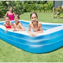 58484 Big Portable (IND*741) Swim Pool Family Lounge Pool With Pump Inflatable Swimming Pool-image-61