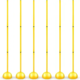 6 Sets Indoor/Outdoor Turf Training Poles With Dome Base And Poles Connector Football Kit-picture-22
