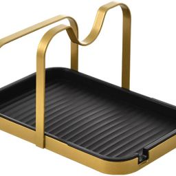 Sophisticated Pot Lid Holder with Drain Tray 1 inch Lid-35