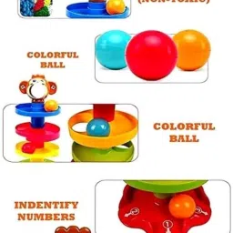 countrylink 5 Layer Ball Drop and Roll Swirling Tower for Toddler learning toy image 4