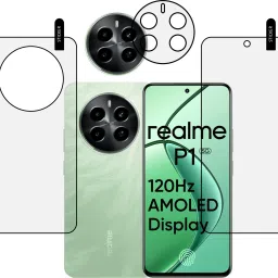 MOBKAVACH Front and Back Tempered Glass for REALME P1 5G WITH CAMERA LENS PROTECTOR-picture-11