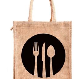 Multipurpose jute tote bag or jute messenger bag Grocery Bag-image-32