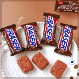 Cute 3D Chocolate Eraser for kids Non-Toxic Eraser-33