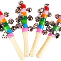 little mind Wooden Rattle Set with 5-Note Xylophone for Infants and Toddlers Rattle image 3