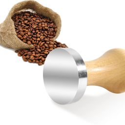 51mm Espresso Tamper Wooden Handle Polished 2 Cups Coffee Maker-image-40