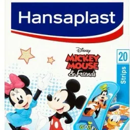 Mickey & Friends Kids Band-Aid 20 Strips, Easy to Remove Bandage Protector-image-34