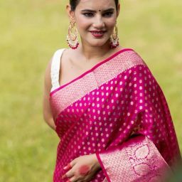Woven Kanjivaram Pure Silk, Art Silk Saree-image-18