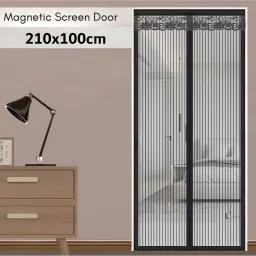Polyester Infants Washable Auto-Closing Magnetic Door Mosquito Net-14