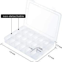 30-Days 36-Grid Adjustable Pills/Cosmetic/Make Up/Medicine Organizer/Box x2.80 Pill Box-28