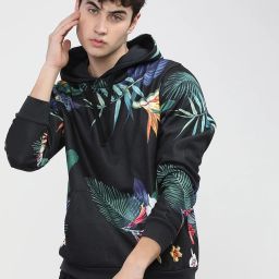Men Full Sleeve Printed Hooded Sweatshirt-image-22