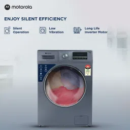 motorola 7 kg Super Steam Technology Fully Automatic Front Load with In-built Heater Blue image 4