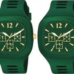 Combo of 2 Analog Watch Special Summer Collection Analog Watch - For Boys & Girls Miller Green (Pack Of 2)-image-97