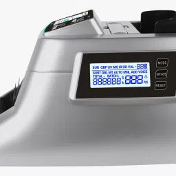 KBC 2000 MIX NOTE VALUE COUNTER with Side Display, Touch Key Paid Penal Handheld Currency Detector image 2