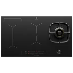 Electrolux UltimateTaste 900 Glass Top 4 Burner Hybrid Induction Hob (Pot Sensor, Black)-image-3