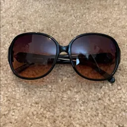 UV Protection, Riding Glasses, Toughened Glass Lens Cat-eye Sunglasses (Free Size)-image-93