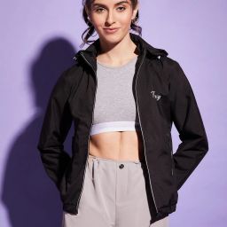 DIMPY GARMENTS Solid Women Wind Cheater-image-72