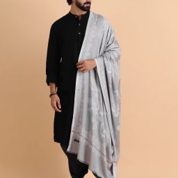 Tweedle Acrylic Woven Men Shawl-image-32