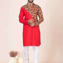 Men Printed Pure Cotton Ethnic Dress-image-20