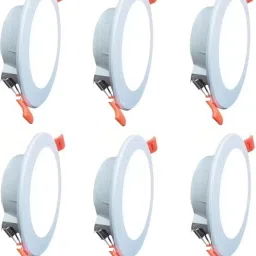 Hexa 7-Watts Round Led Panel Conceal Down Pack of 6 Ceiling Light Ceiling Lamp-28