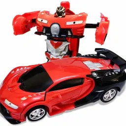 u.r.m. enterprises Transformer Remote Control Car Robot car Transforming Robot, Deformation Toys 2 In 1 Transform Car Robot for Kids image 2