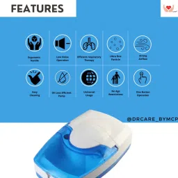 MCP Healthcare Air Compressor Nebulizer Machine for all ager Steam Inhaler Nebulizer with mask Nebulizer image 4