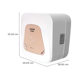 VOLTAS Magna 25 Litre 5 Star Vertical Storage Geyser with Quartzline Coating (White) image 2
